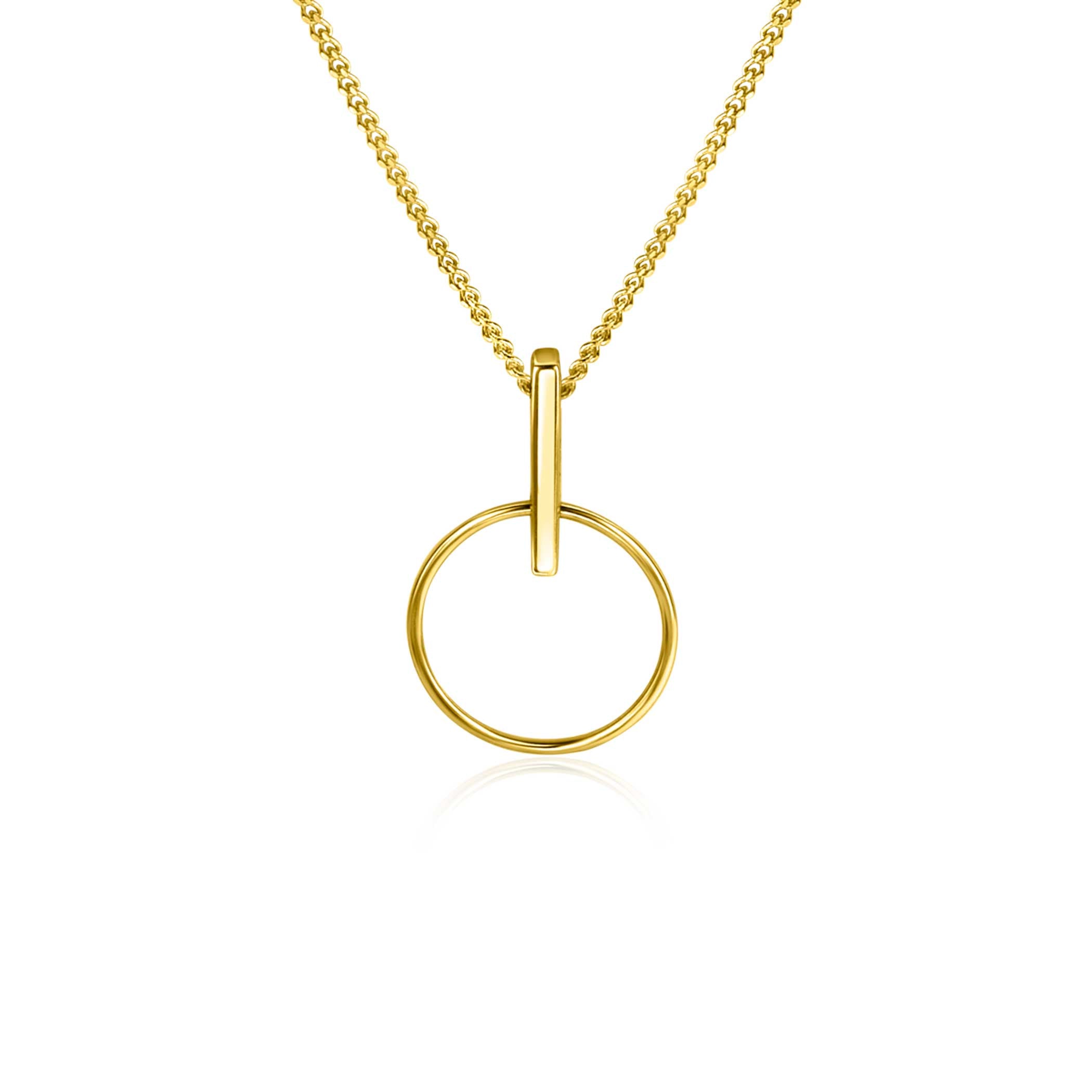 ZINZI 14K Gouden Hanger ZGH404 18mm
