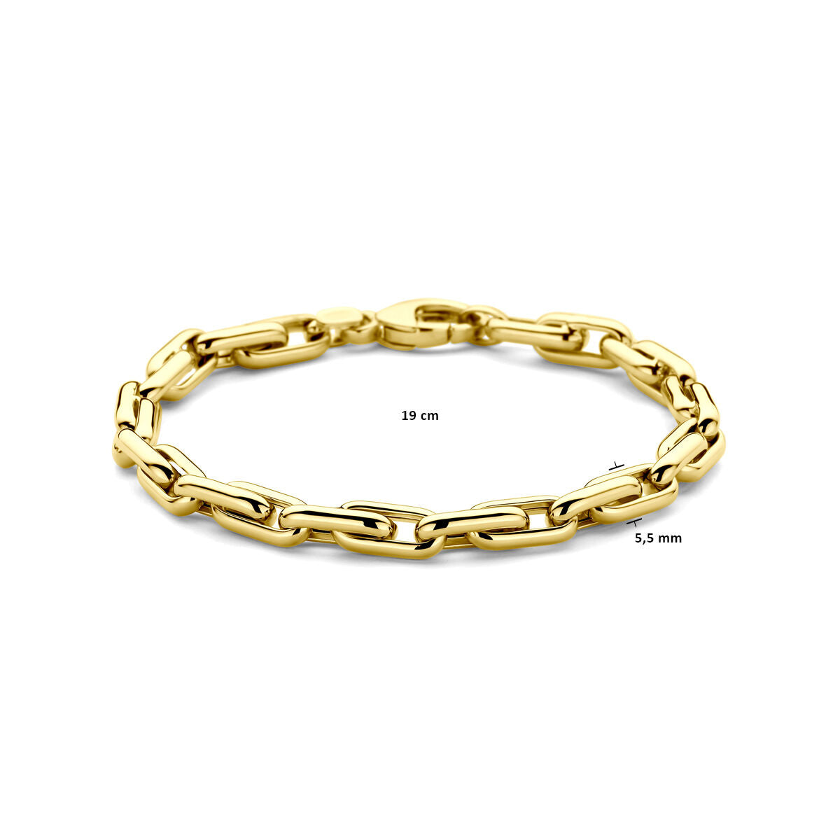 Armband 5,5 mm 19 cm 14K geelgoud