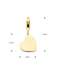 14K geelgoud slotbedel met graveerhanger hart 4028335 - PansiteNederland.nl