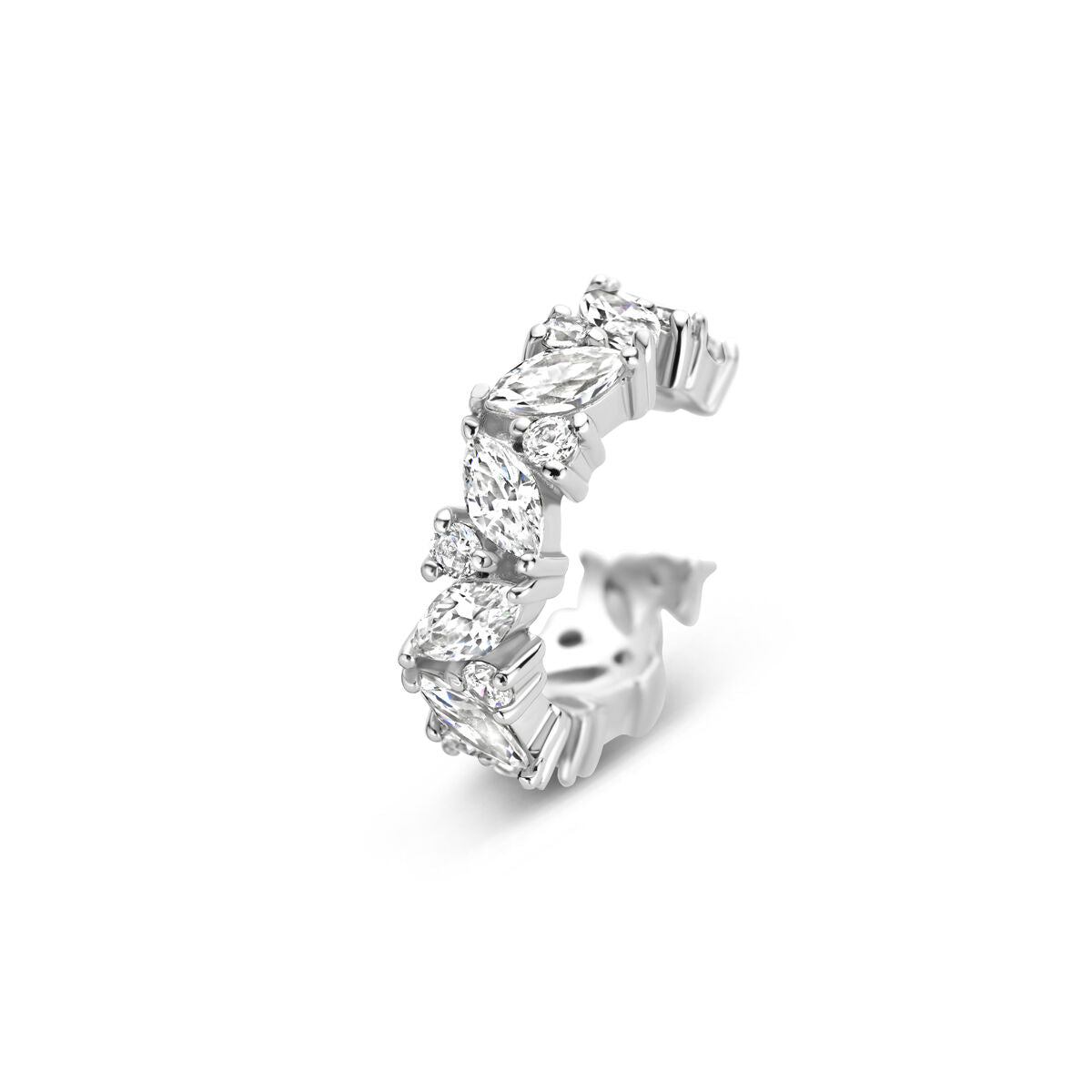 Fantasy Collection Ear cuff zirkonia 13 mm zilver oorbellen