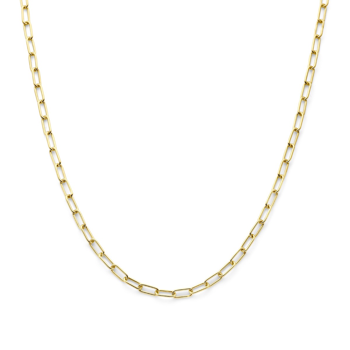 Collier 4,7 mm 45 cm massief 9K geelgoud