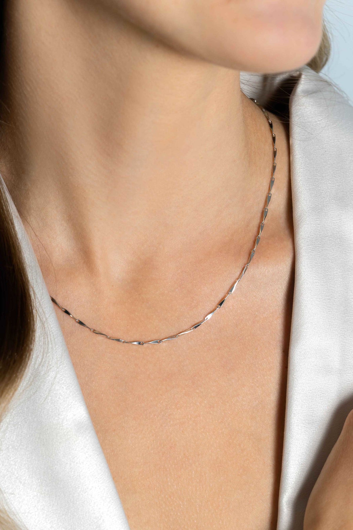 ZINZI Zilveren Ketting ZIC2414