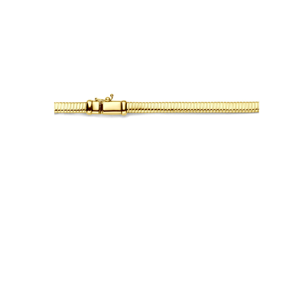 Fantasy Collection Collier tubogas 6 mm 42 cm 14K geelgoud