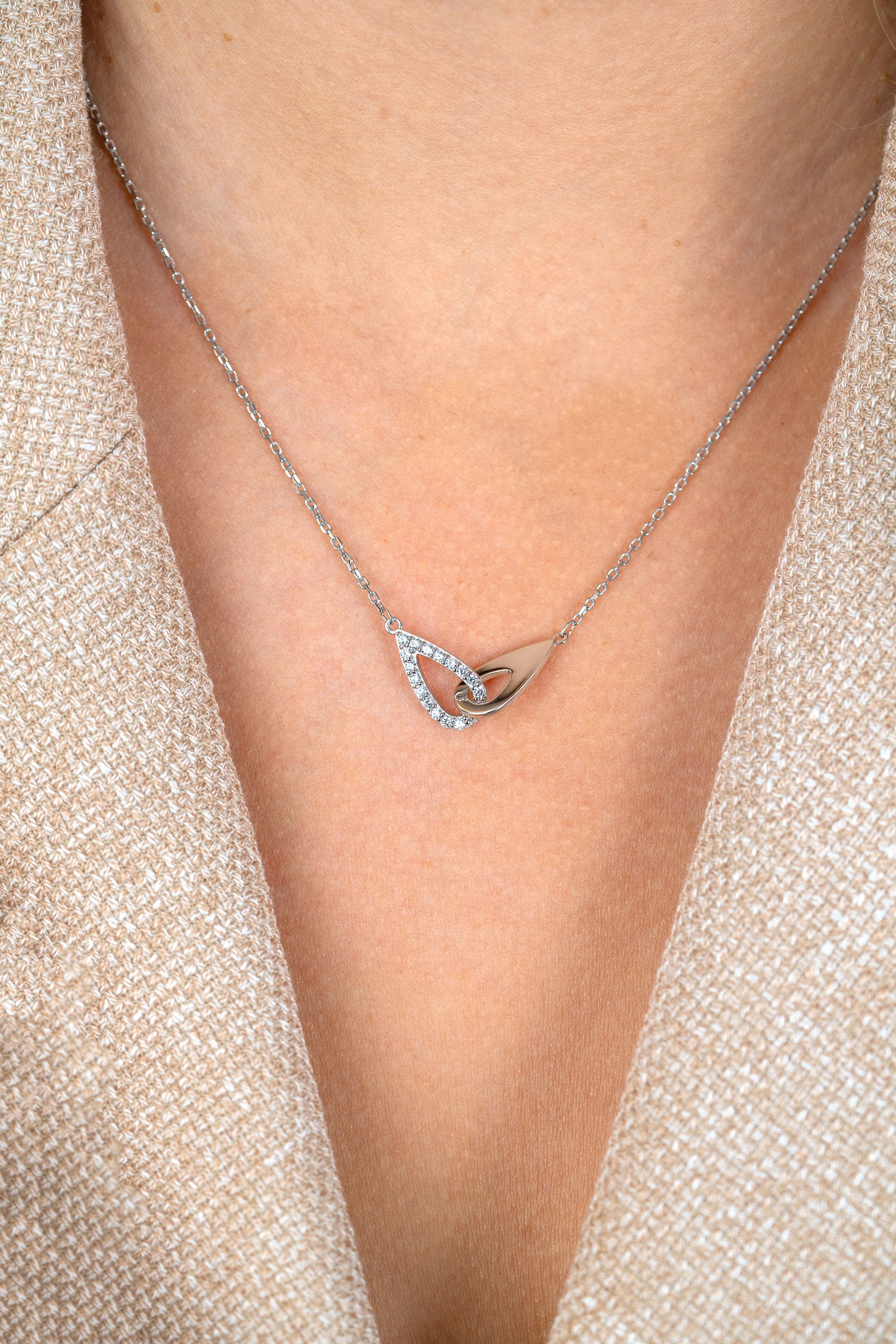 ZINZI Zilveren Ketting ZIC2768
