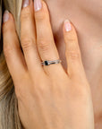ZINZI zilveren multi-look ring met rechthoekige zwarte zirkonia en witte zirkonia's ZIR2626Z - PansiteNederland.nl