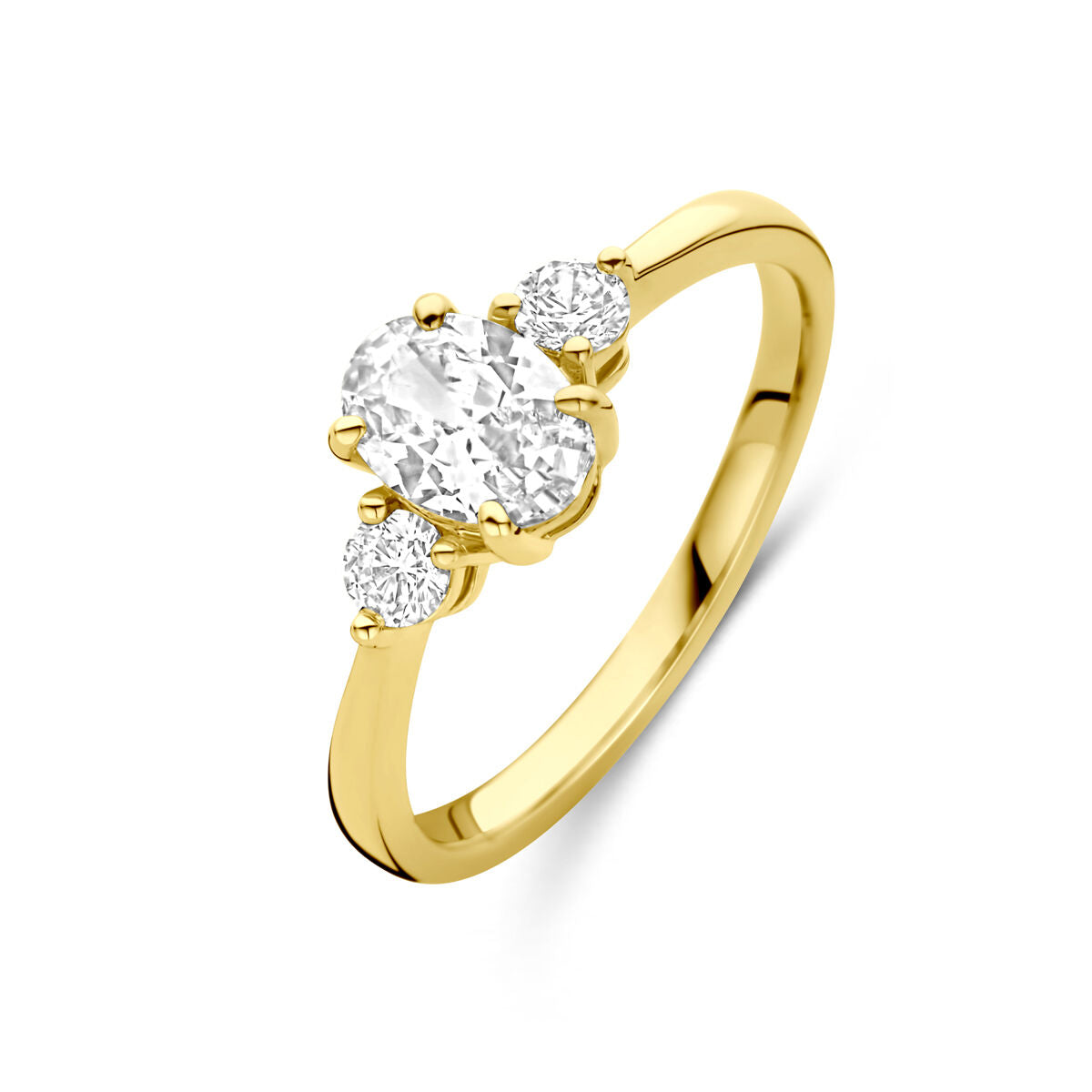 Fantasy Collection Ring zirkonia 14K geelgoud