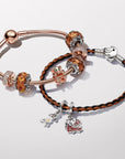 Disney The Lion King Sluiting Pandora Moments Gevlochten Leren Armband 593361C01 - PansiteNederland.nl