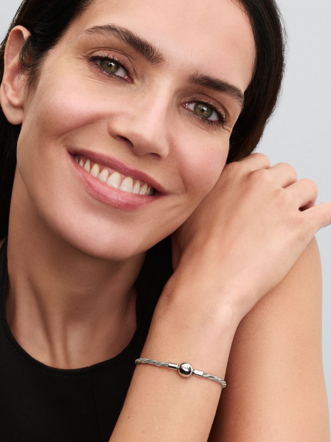 Pandora Ronde Slangenarmband met Gedraaide Schakel en Clasp - 593757C00 - PansiteNederland.nl