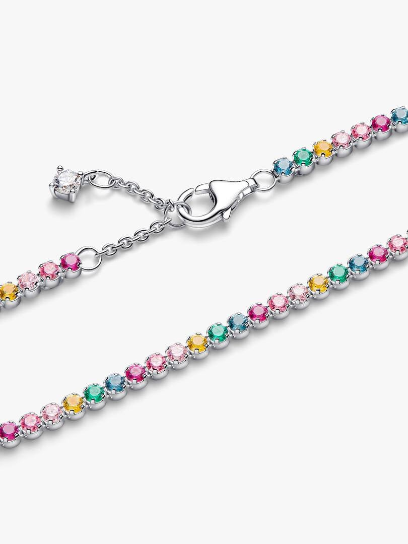 Pandora Regenboog Tennisarmband zilver 593927C03