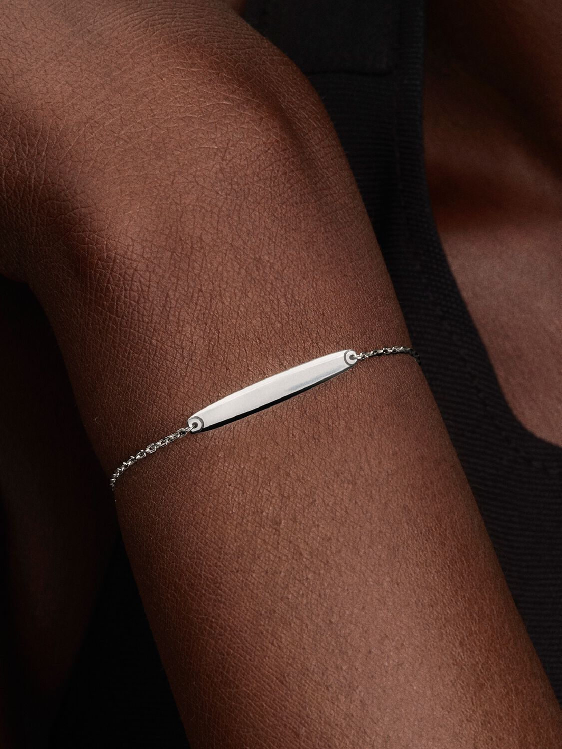 Pandora Schakelarmband met graveerbaar staafje 594010C01