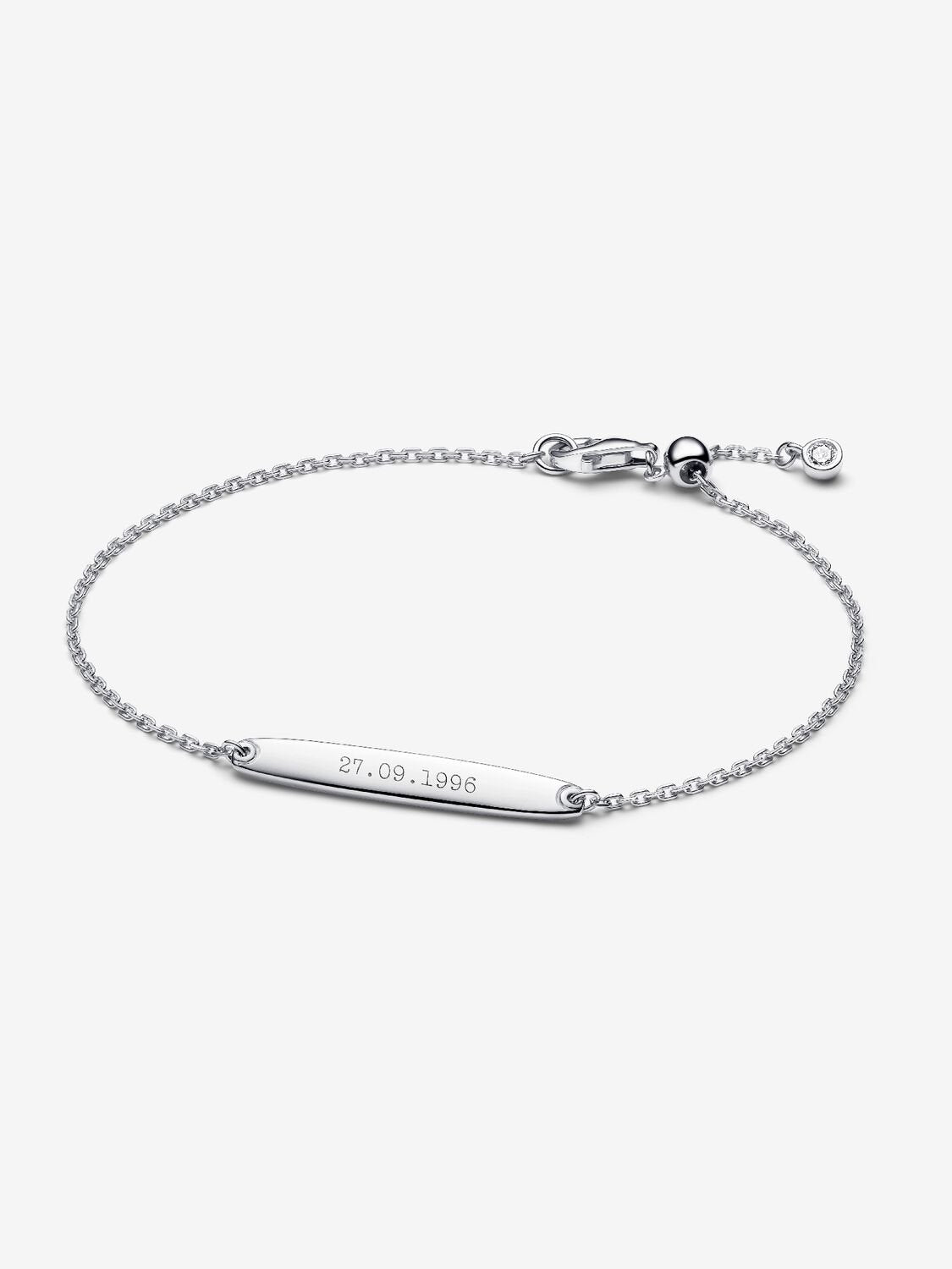 Pandora Schakelarmband met graveerbaar staafje 594010C01