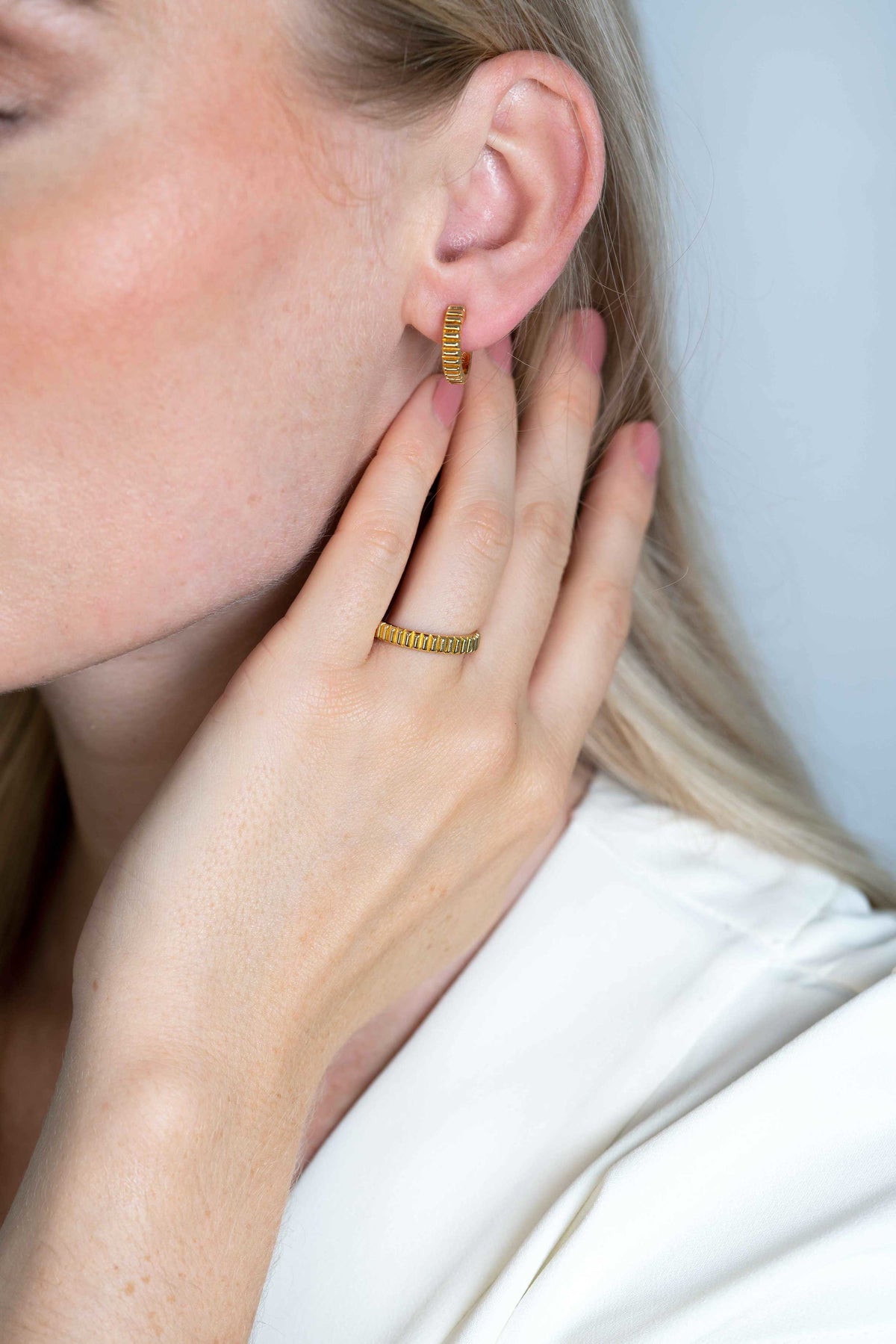 ZINZI Verguld Zilveren Ring ZIR2245
