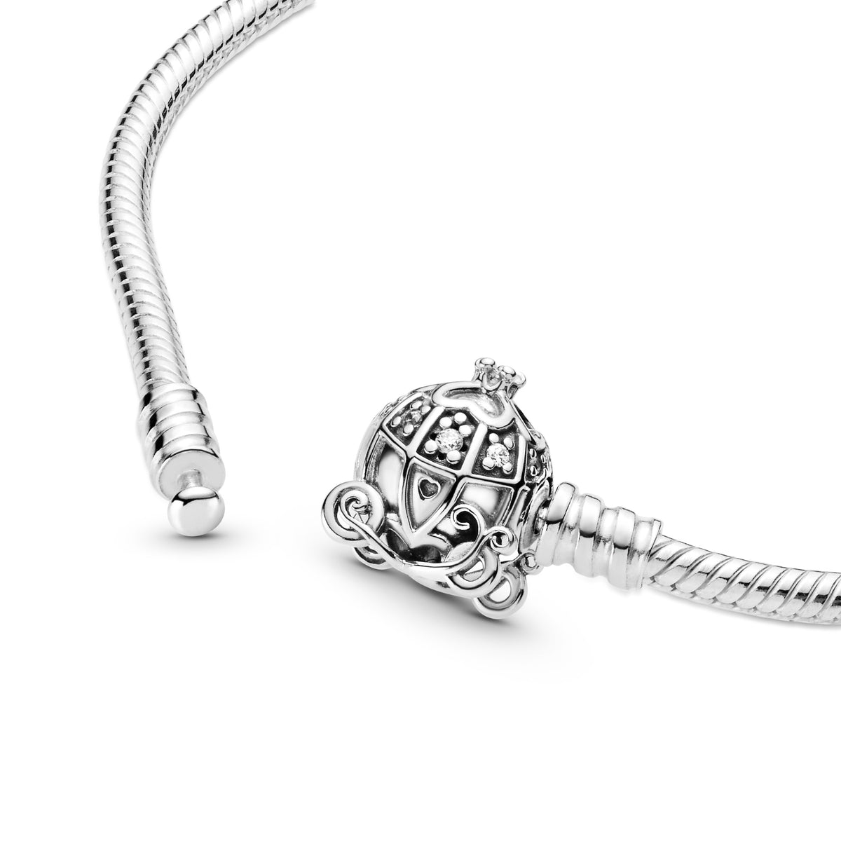 Pandora Disney Assepoester Koetssluiting Moments Armband zilver 599190C01