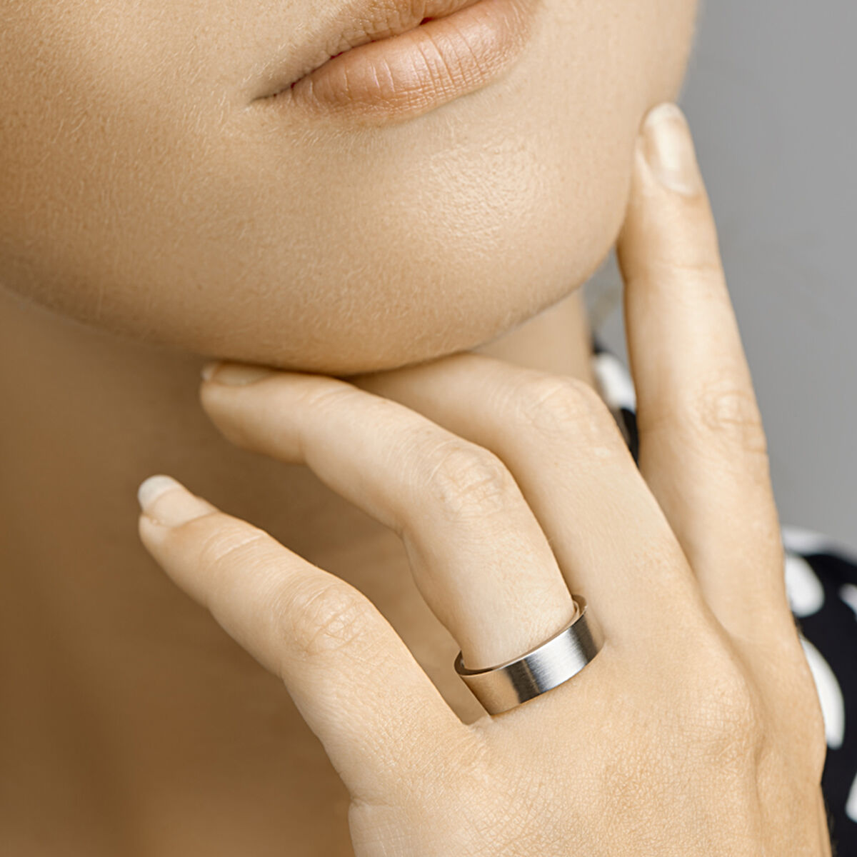 Fantasy Collection Ring 6 mm edelstaal