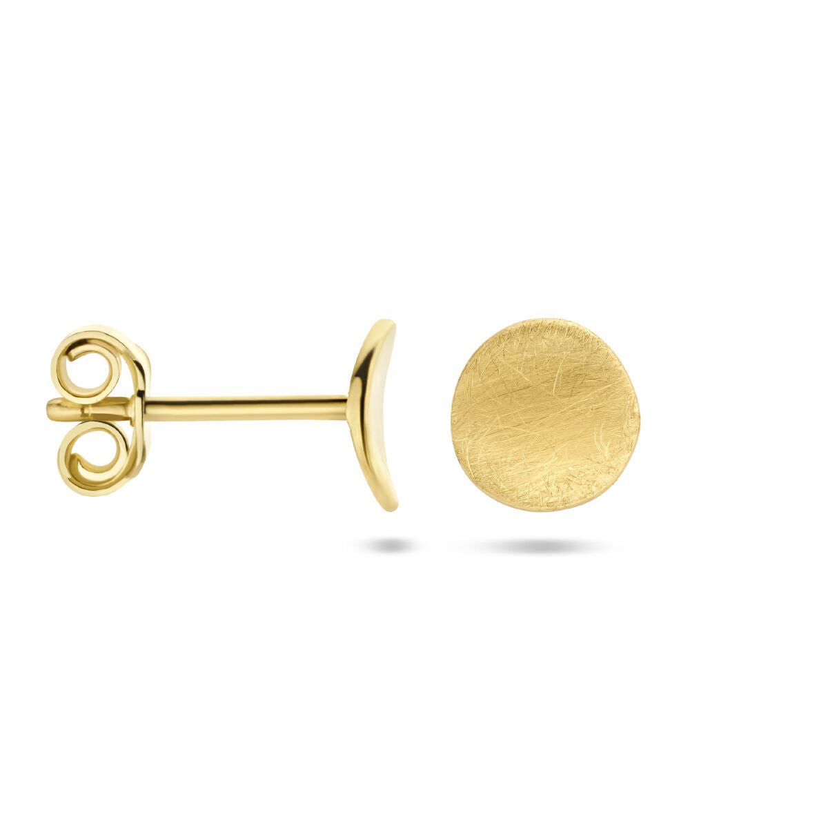 Fantasy Collection Oorbellen scratch 14K geelgoud