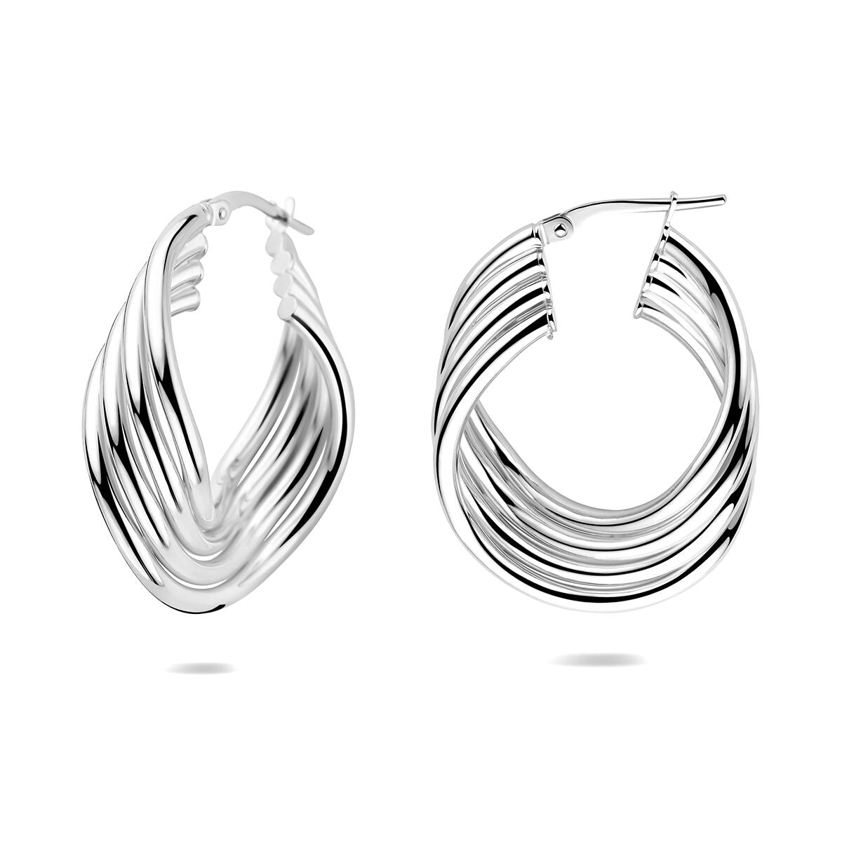 Fantasy Collection Oorbellen 31,5 mm zilver
