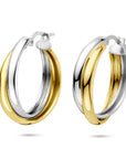 Zilveren vergulde (geel/rhodium) oorringen 23,5 mm 1 micron - 2200469 - PansiteNederland.nl