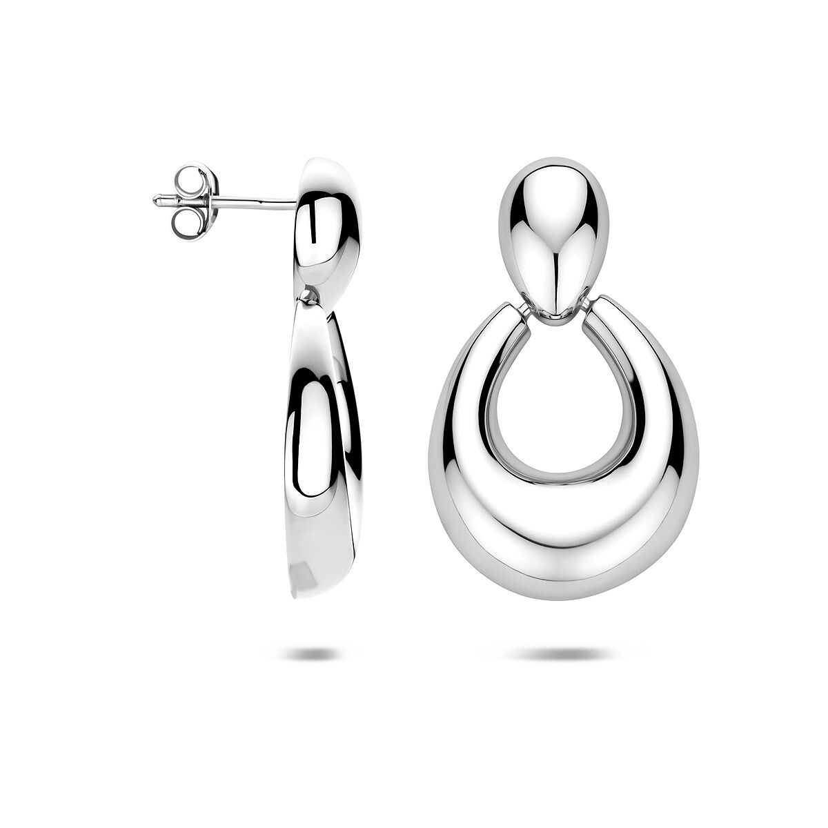 Fantasy Collection Hangende oorbellen 31 mm zilver