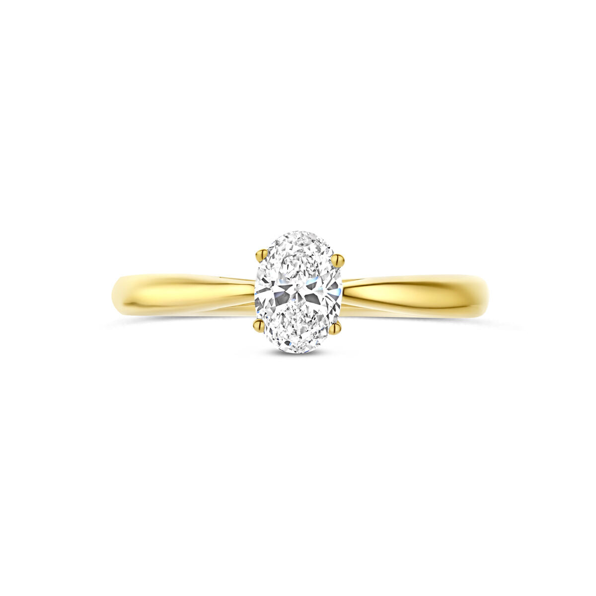 Fantasy Collection Ring lab grown diamant 0.50ct h si 14K geelgoud