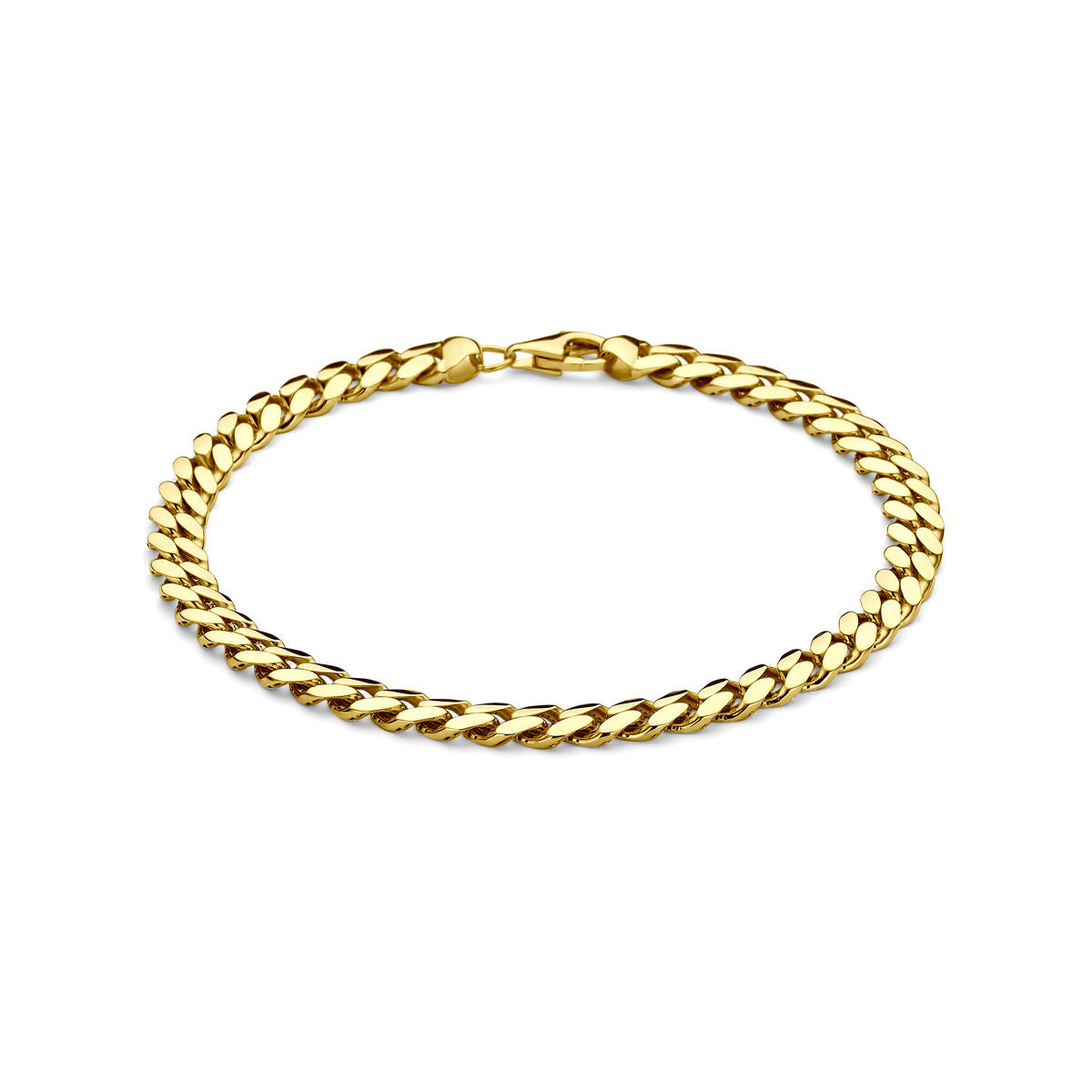 Fantasy Collection Armband gourmette 5,7 mm 22 cm 14K geelgoud