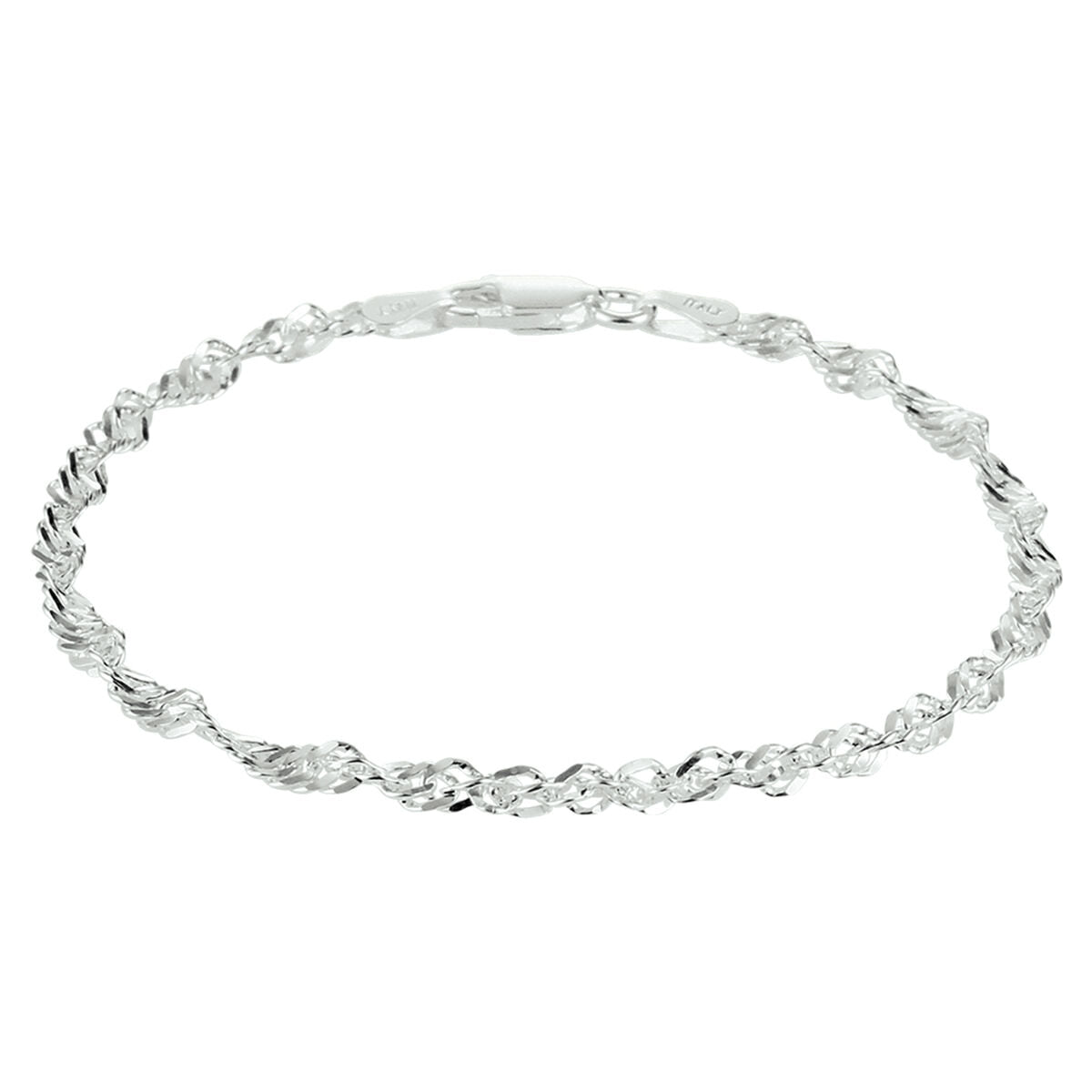 Fantasy Collection Collier singapore 2,9 mm zilver