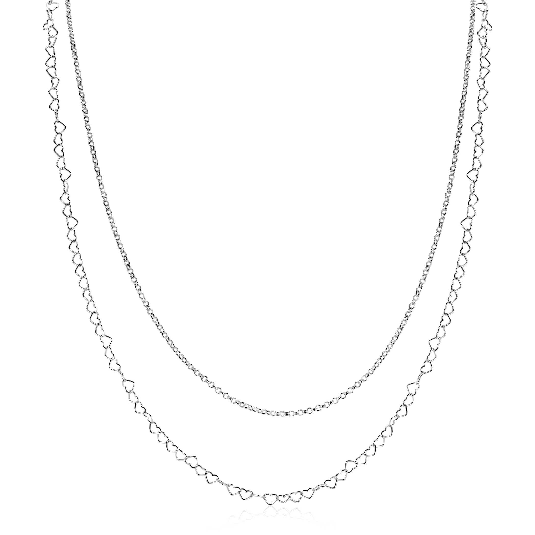 ZINZI Zilveren Schakelketting - ZIC2775