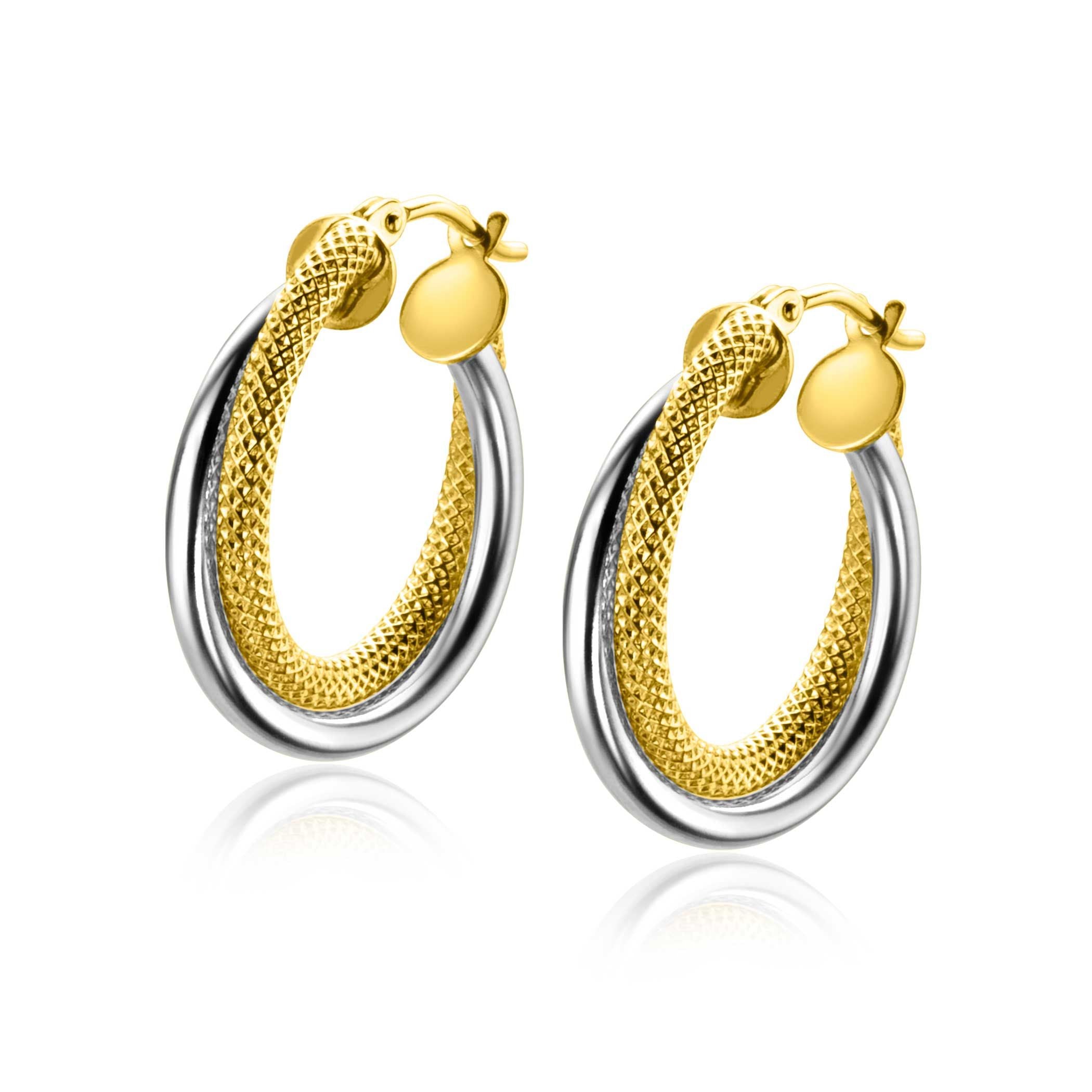 ZINZI 14K Gouden Oorbellen ZGO336