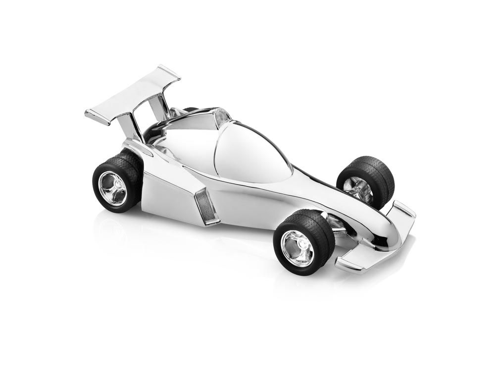 Zilverstad Spaarpot Auto Verzilverd - 6357261