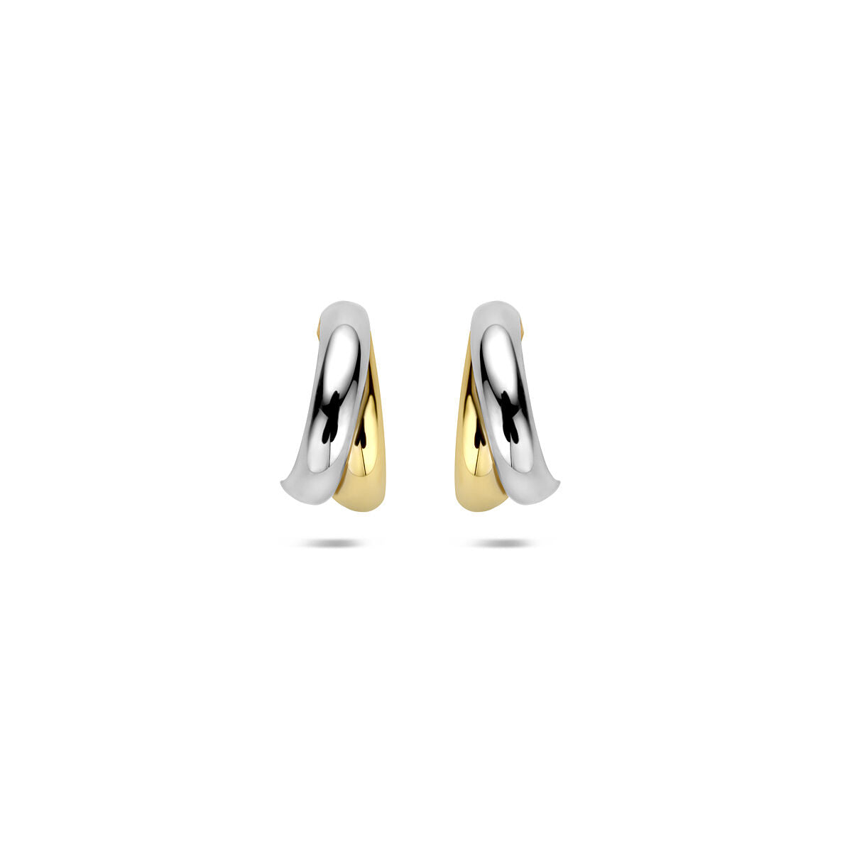 Fantasy Collection Oorbellen 12 mm 14K bicolor goud