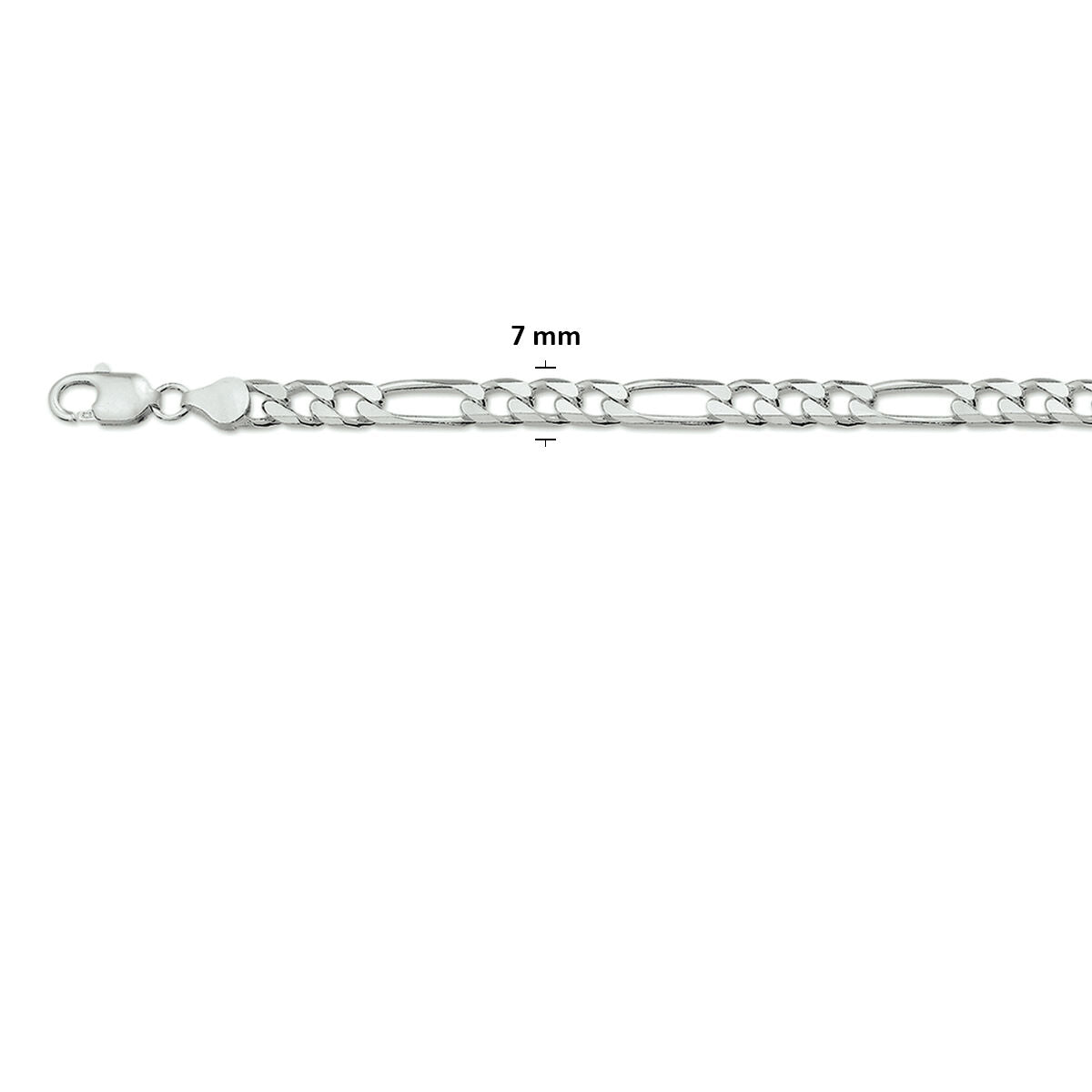 Fantasy Collection Figaro 7 mm zilver wit