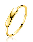 ZINZI Gold 14 krt gouden ring met glad staafje ZGR553 - PansiteNederland.nl