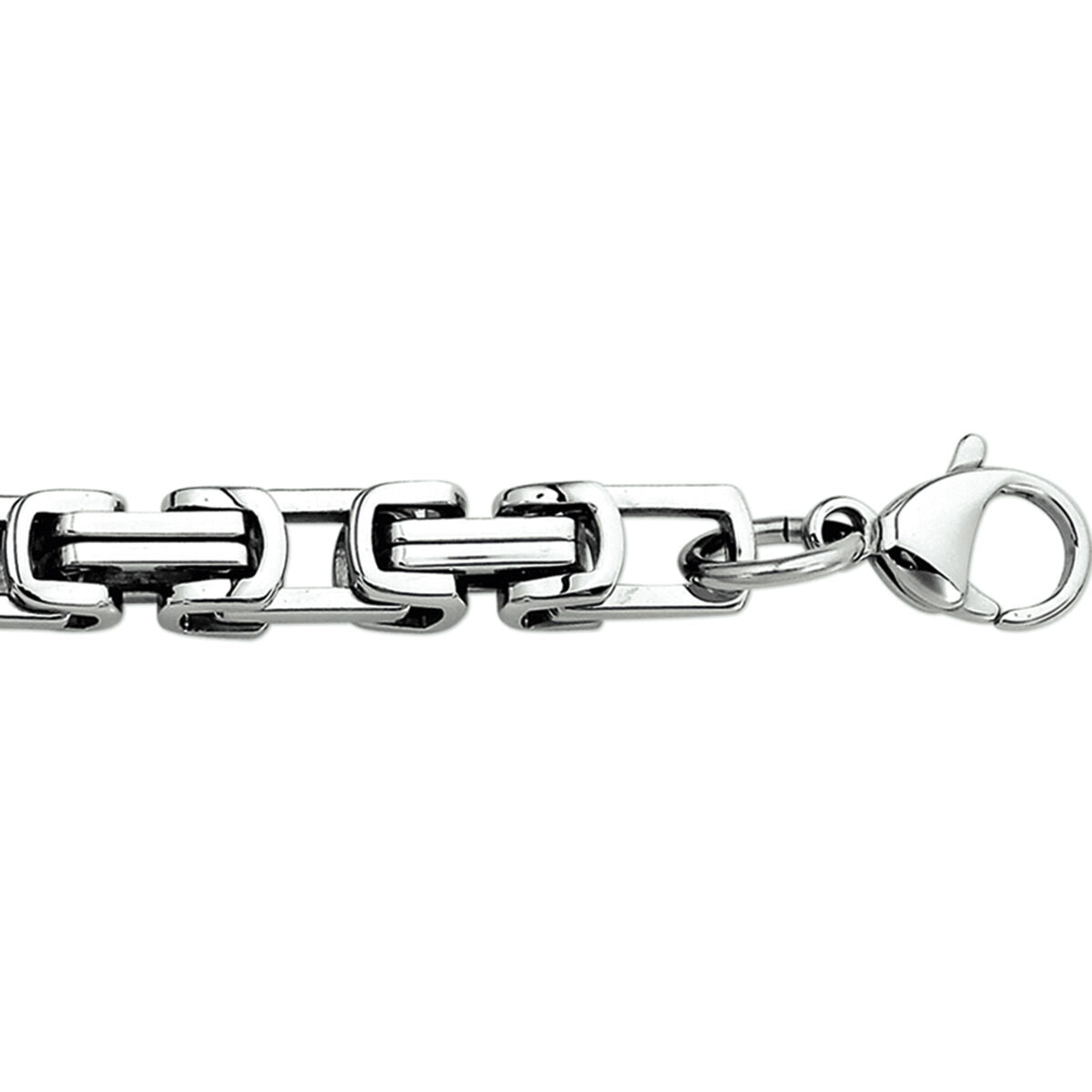 Fantasy Collection Konings 7,0 mm edelstaal halsketting