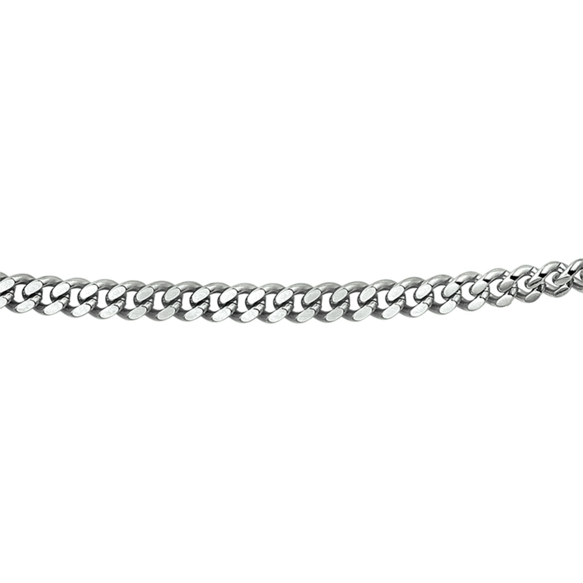 Fantasy Collection Collier gourmette geslepen 4,3 mm edelstaal