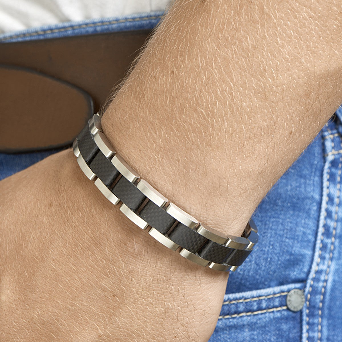 Fantasy Collection Armband 14 mm 21 cm edelstaal