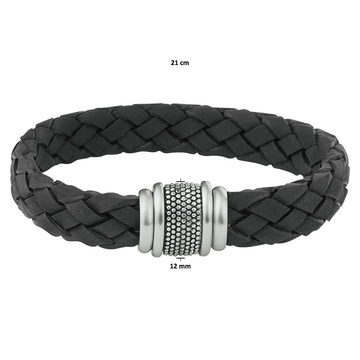 Fantasy Collection Armband leer edelstaal - PSN6505973