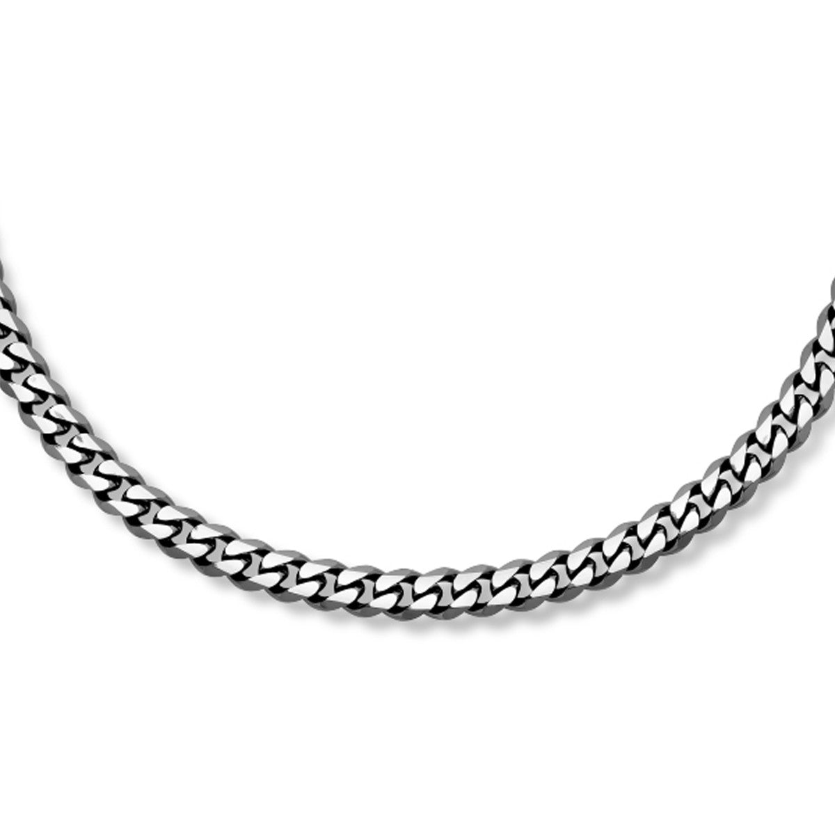 Fantasy Collection Collier gourmette geslepen 7,0 mm ion plating edelstaal