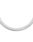 edelstaal collier slang plat 6,3 mm 42 cm 6506070 - PansiteNederland.nl