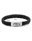 Stalen armband leer 10 mm  PSN6506079 - PansiteNederland.nl