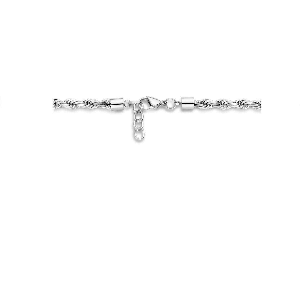 Fantasy Collection Collier koord 5,7 mm 43 + 3 cm edelstaal