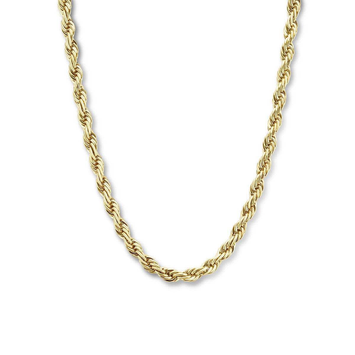 Fantasy Collection Collier koord 5,7 mm 43 + 3 cm ion plating edelstaal