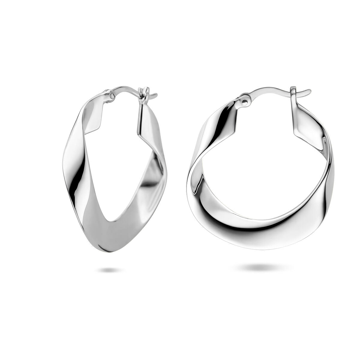 Fantasy Collection Oorbellen 25 mm zilver