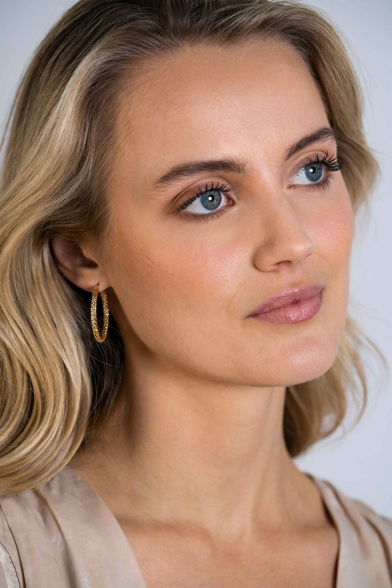 ZINZI 14K Gouden Oorbellen ZGO329 zilver