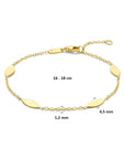 14K geelgouden armband 16 - 18 cm - 4034633