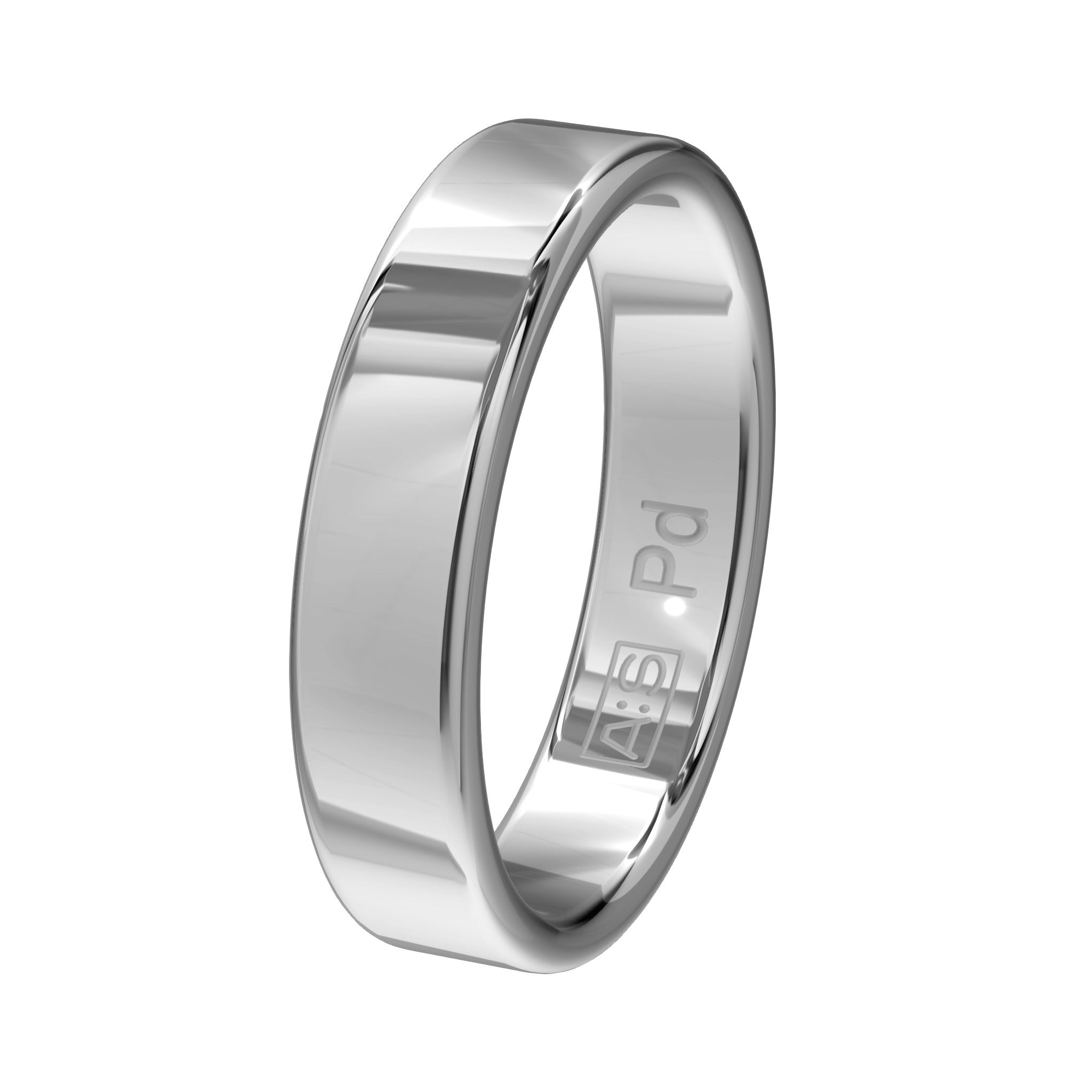 Aller Spanninga Trouwring 102 Palladium 585