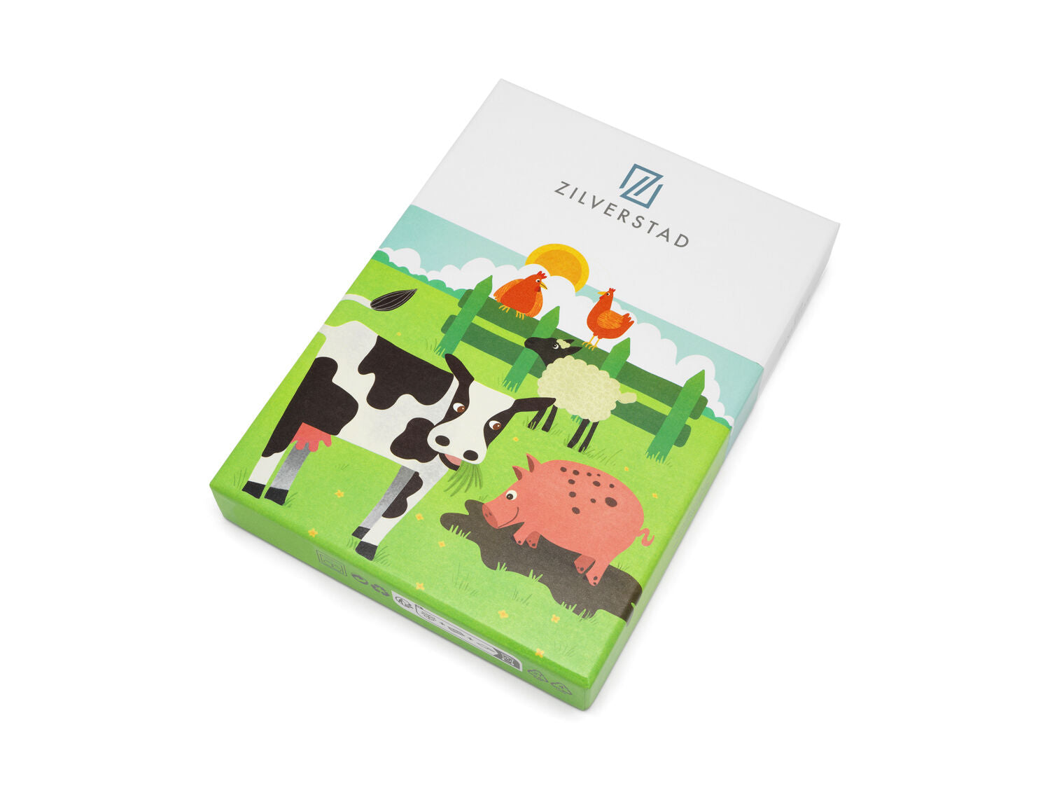 Zilverstad Kinderbestek Boerderijdieren RVS