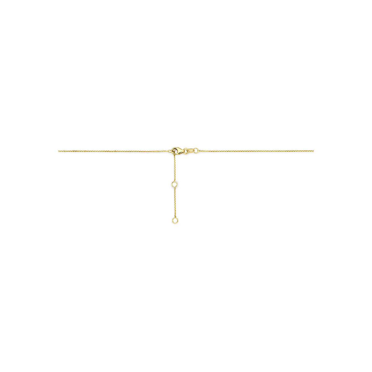 Collier balkje 9K geelgoud 40 - 42 - 44 cm