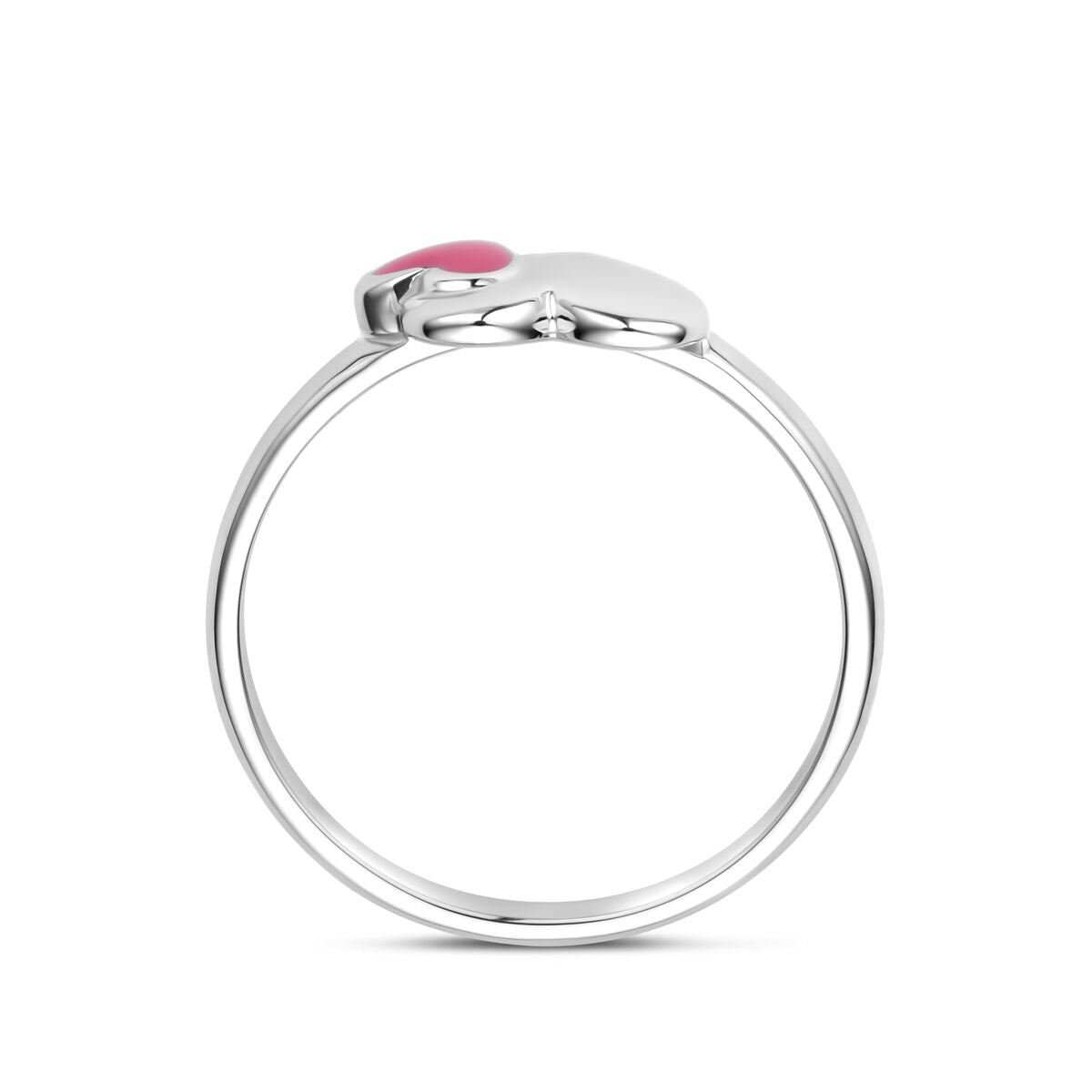 Fantasy Collection Ring emaille hartje zilver
