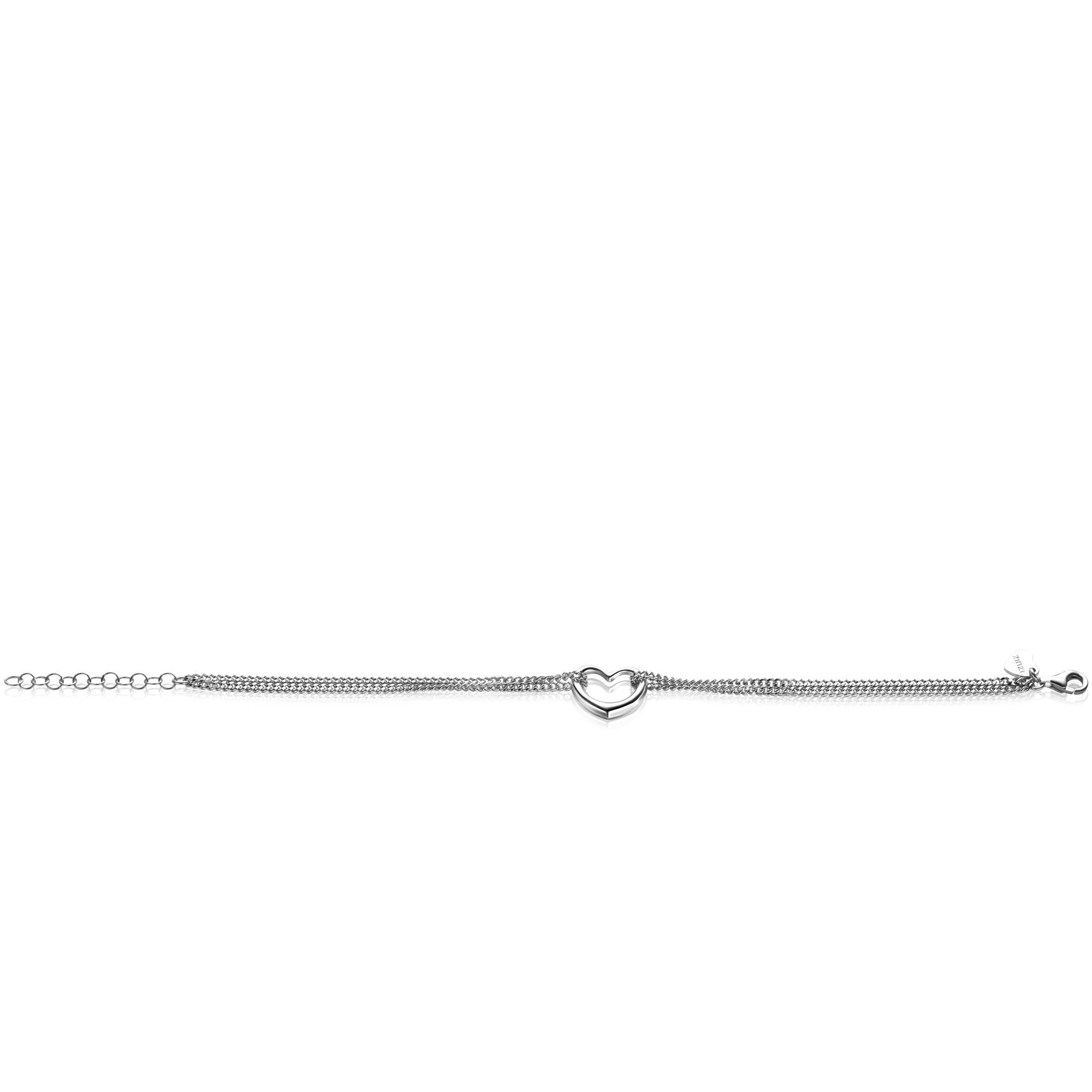 ZINZI Zilveren Armband 16,5 - 19,5 cm - ZIA2516