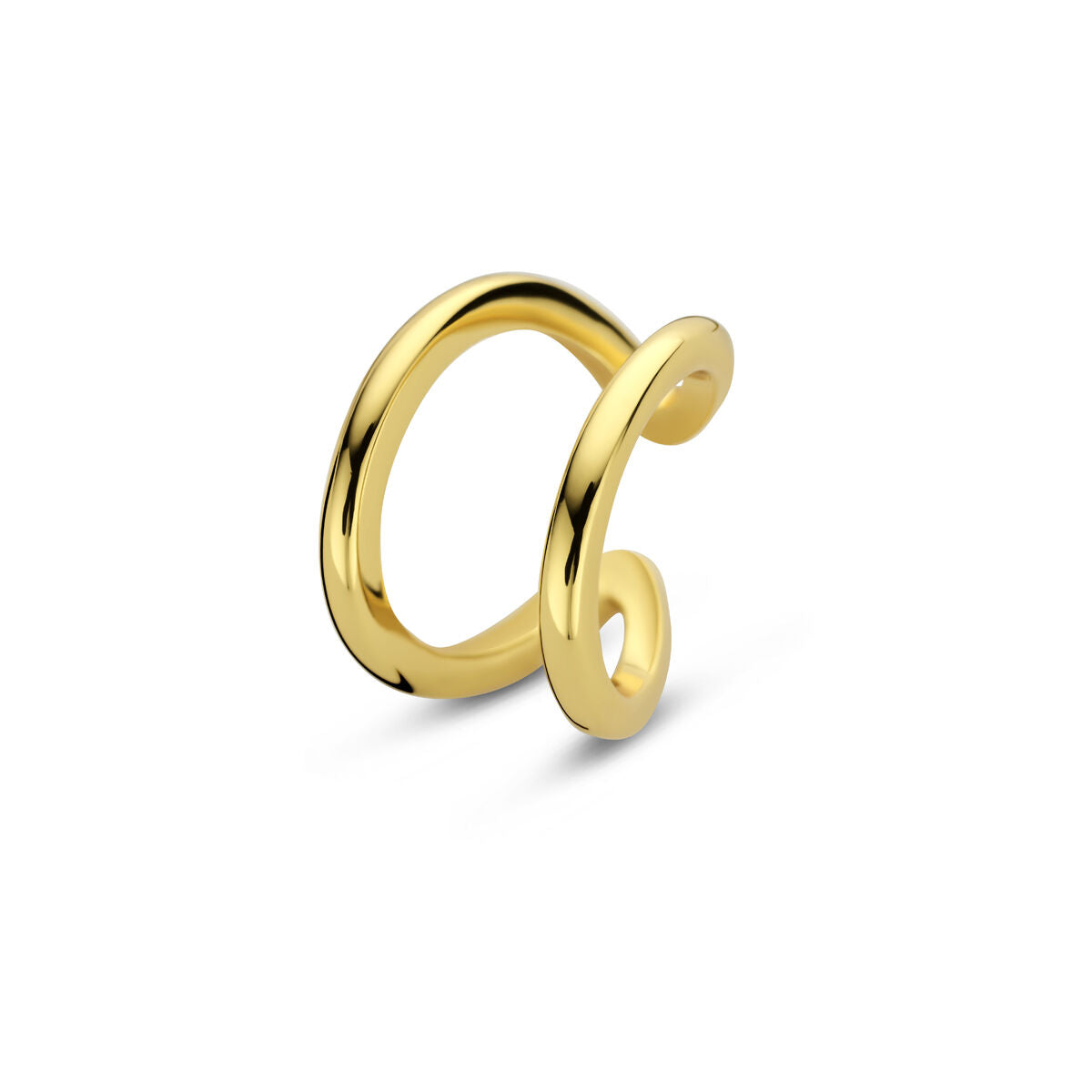 Fantasy Collection Ear cuff 12 mm 1 micron zilver verguld oorbellen
