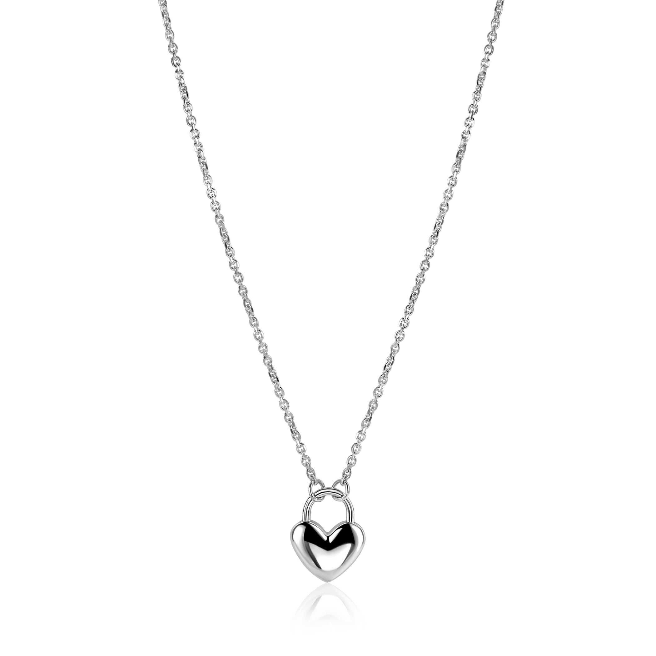 ZINZI Zilveren Ketting 42-45 cm - ZIC2673